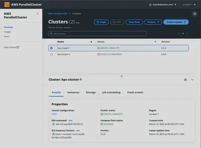 ParallelCluster UI(from AWS)